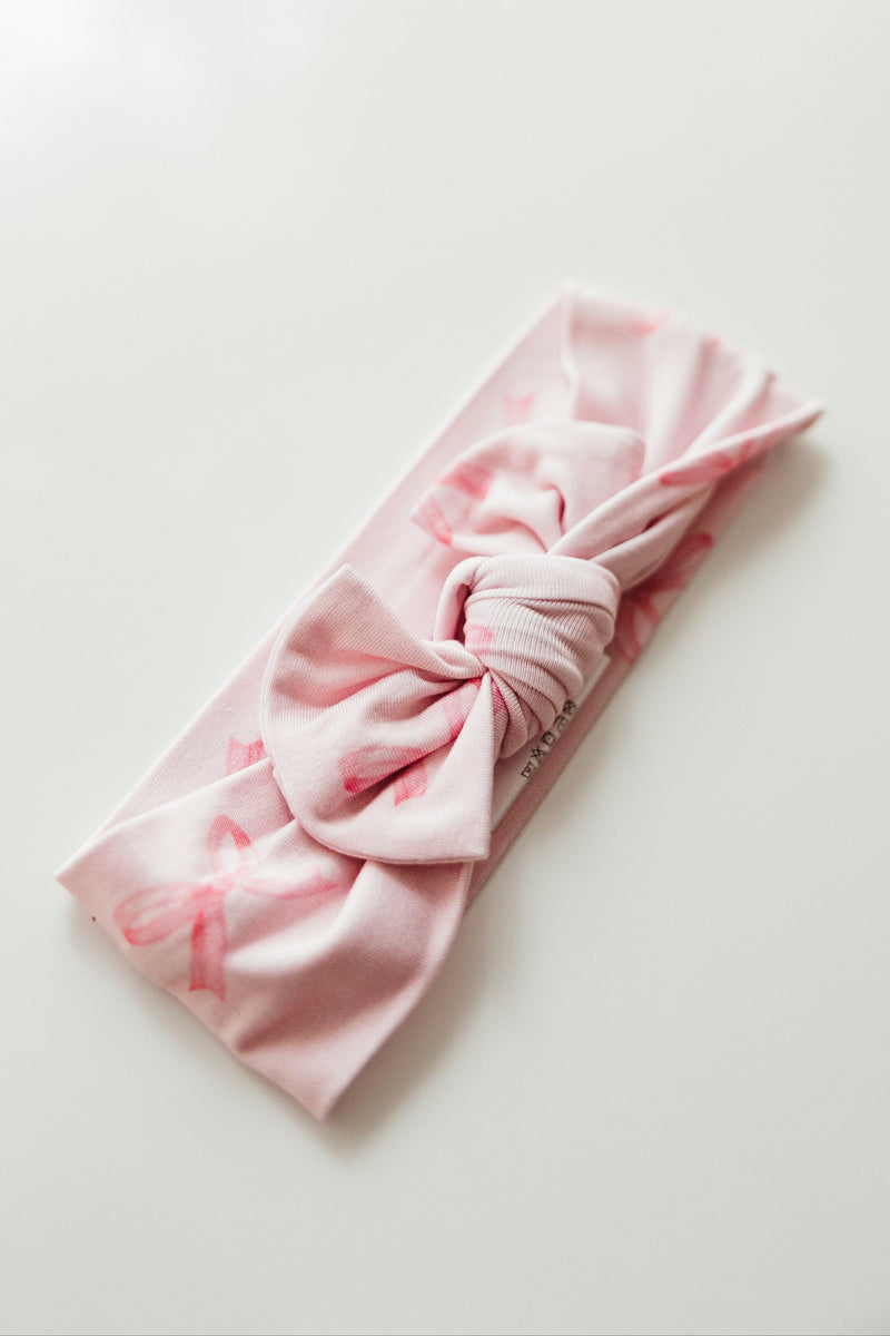 Pink Bows - Bamboo Headband