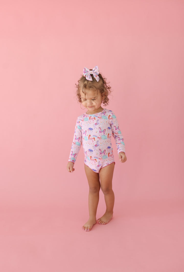 Magical Unicorns- Long Sleeve Bodysuit