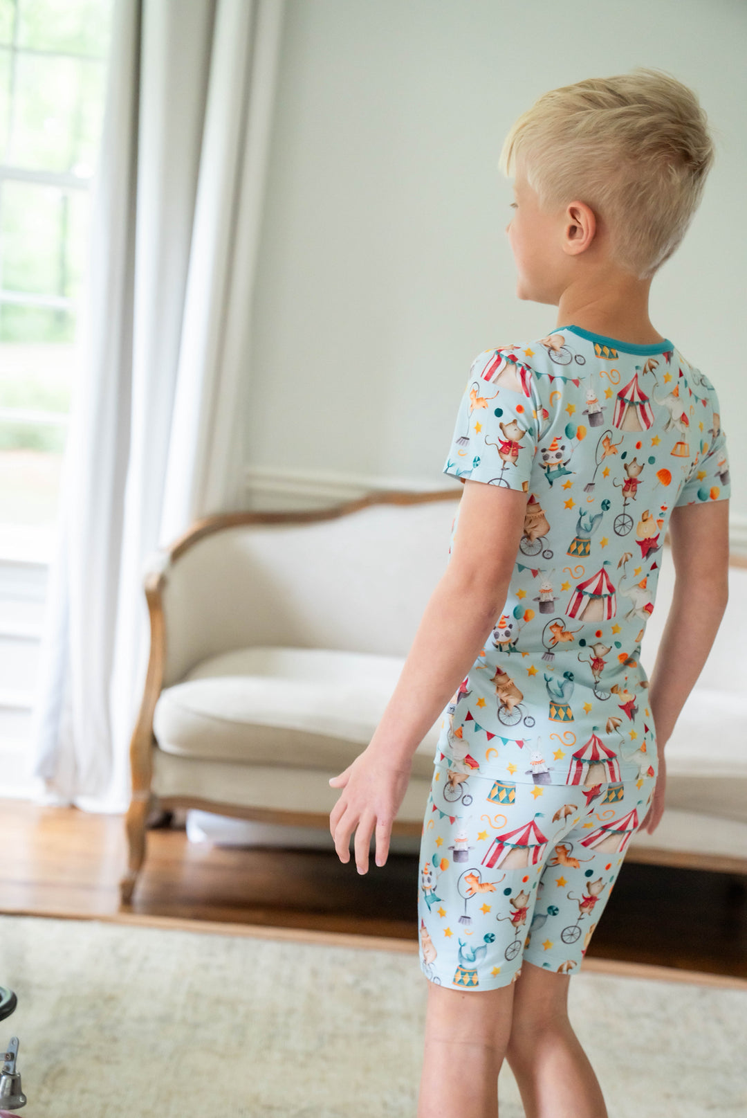 Take Me to the Circus - Kids Pajamas Shorts Set