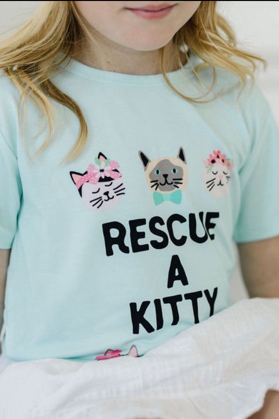 Rescue a Kitty Graphic T-Shirt