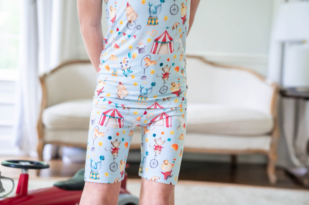 Take Me to the Circus - Kids Pajamas Shorts Set