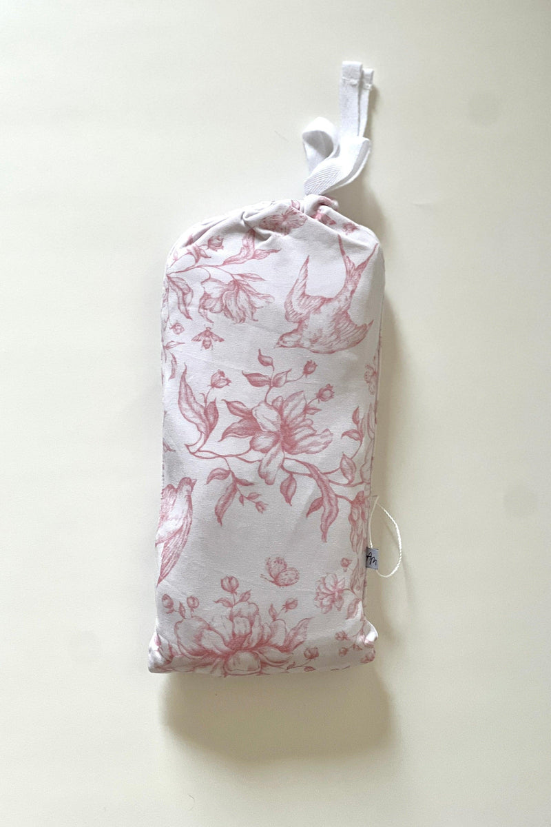 Botanical Lullaby- Toile Bamboo Swaddle Blanket