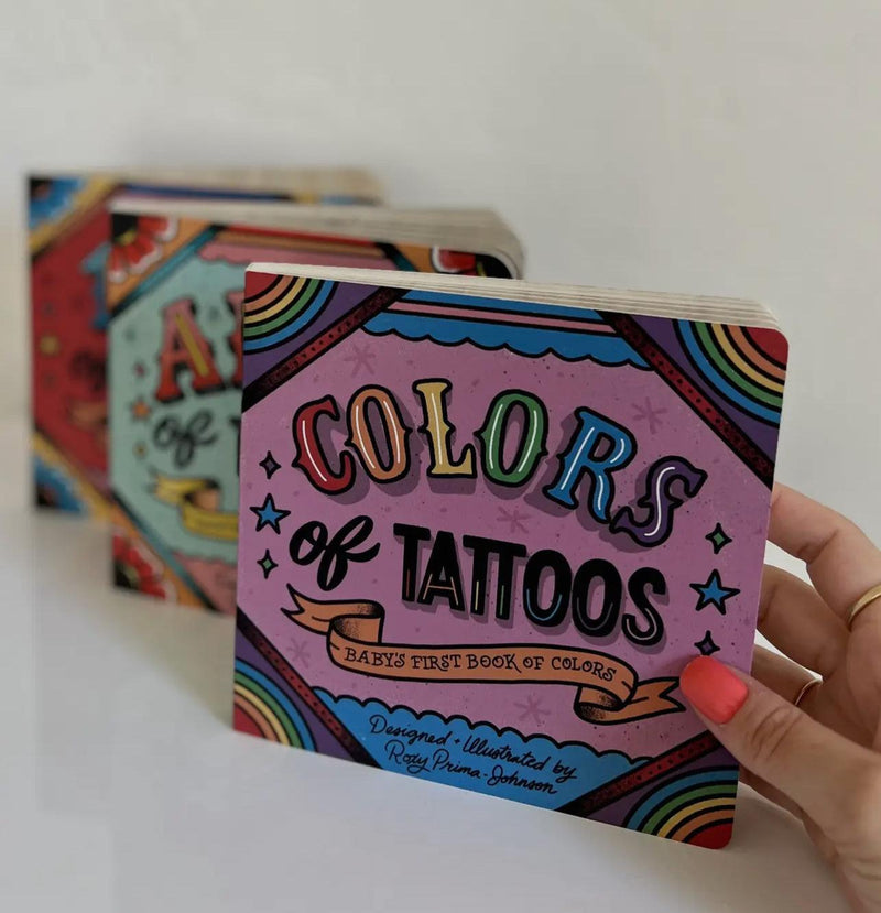 Colors of Tattoos: Baby Board Book | Tattoo-Inspired Color Learning Book for Toddlers