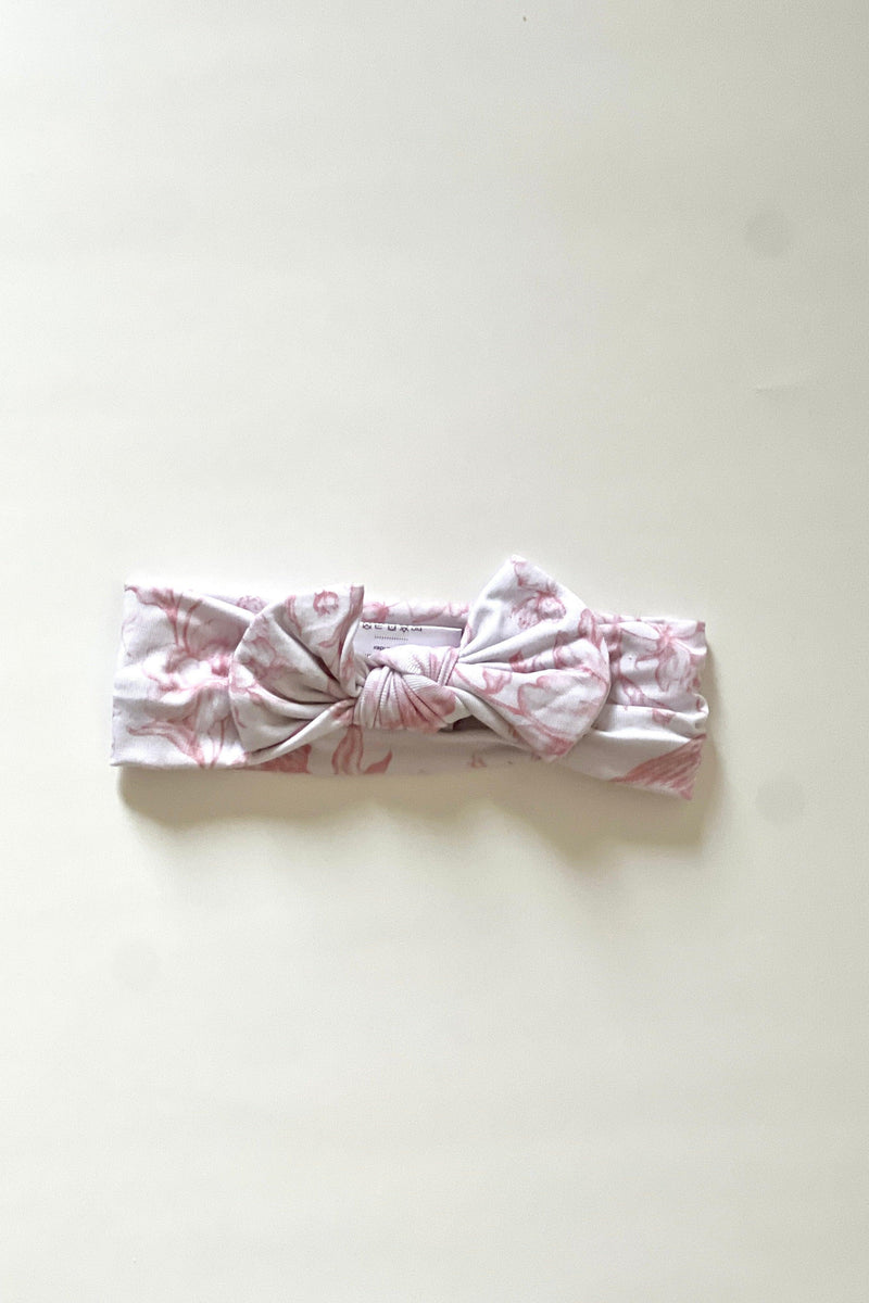 Botanical Lullaby- Toile Bamboo Headband