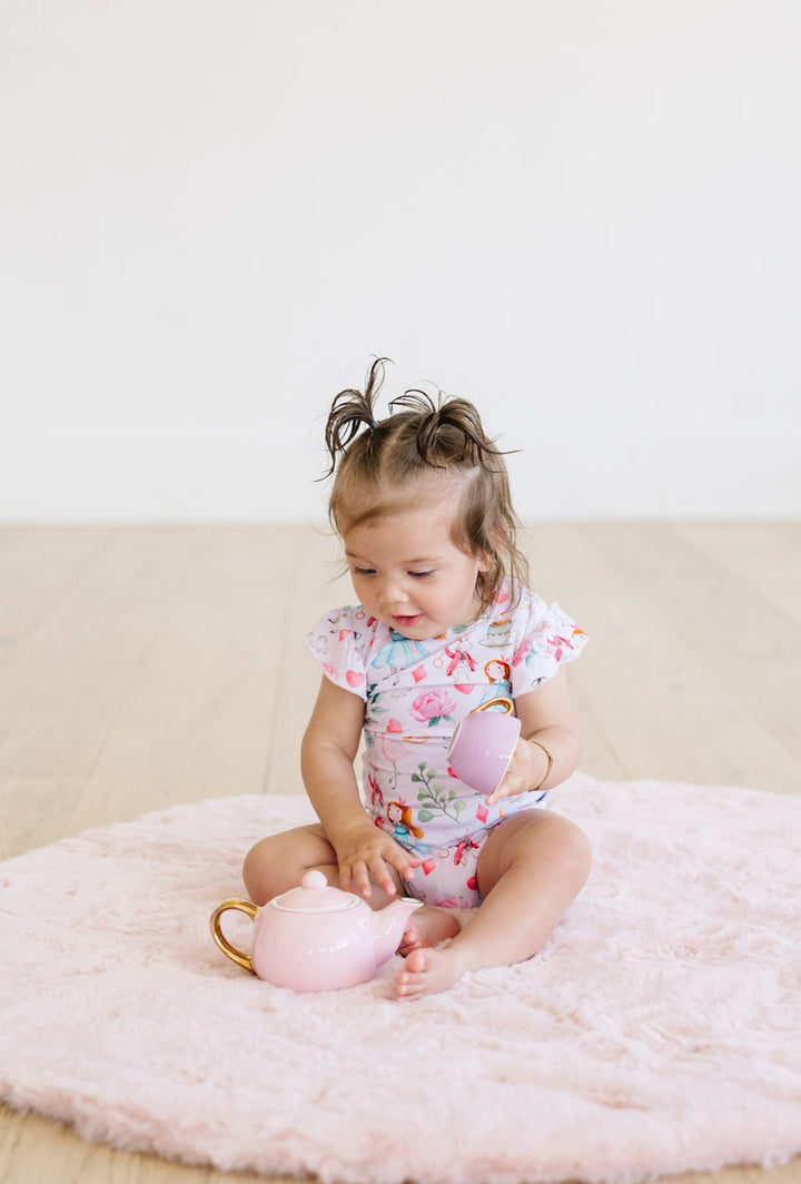Alice in Wonderland - Ruffle Sleeve Bodysuit