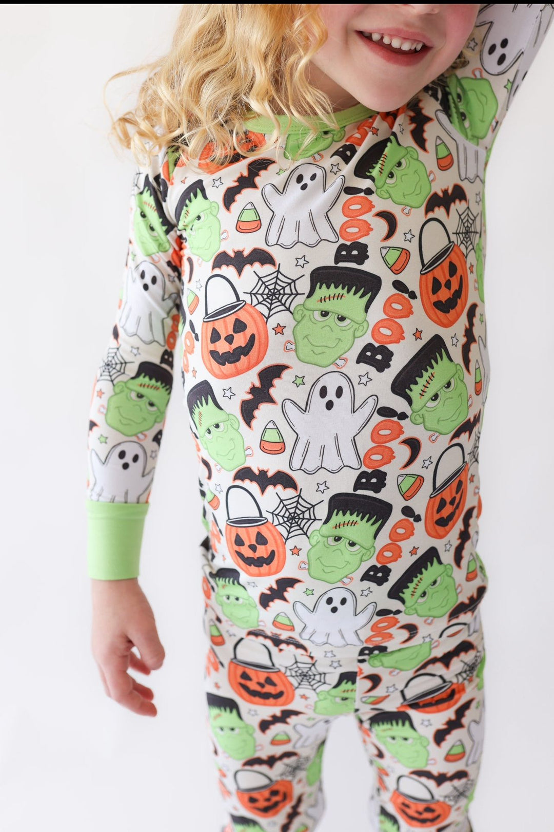 Monster Mash-Up Halloween Unisex Two-Piece Pajamas