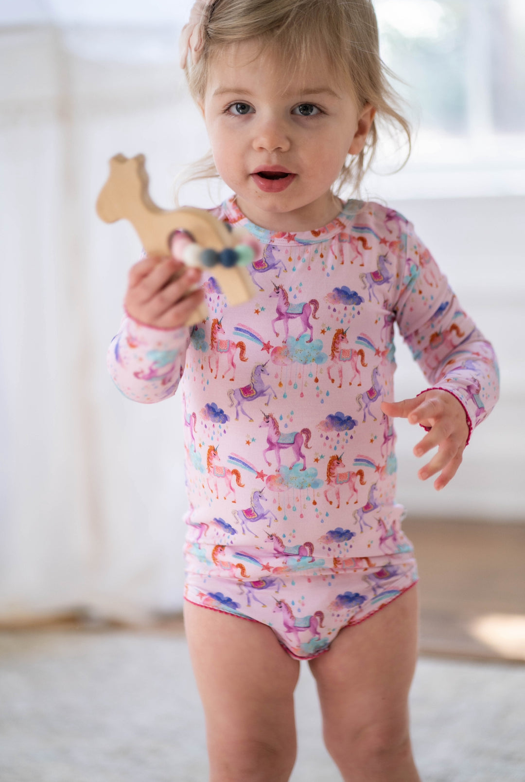 Magical Unicorns- Long Sleeve Bodysuit