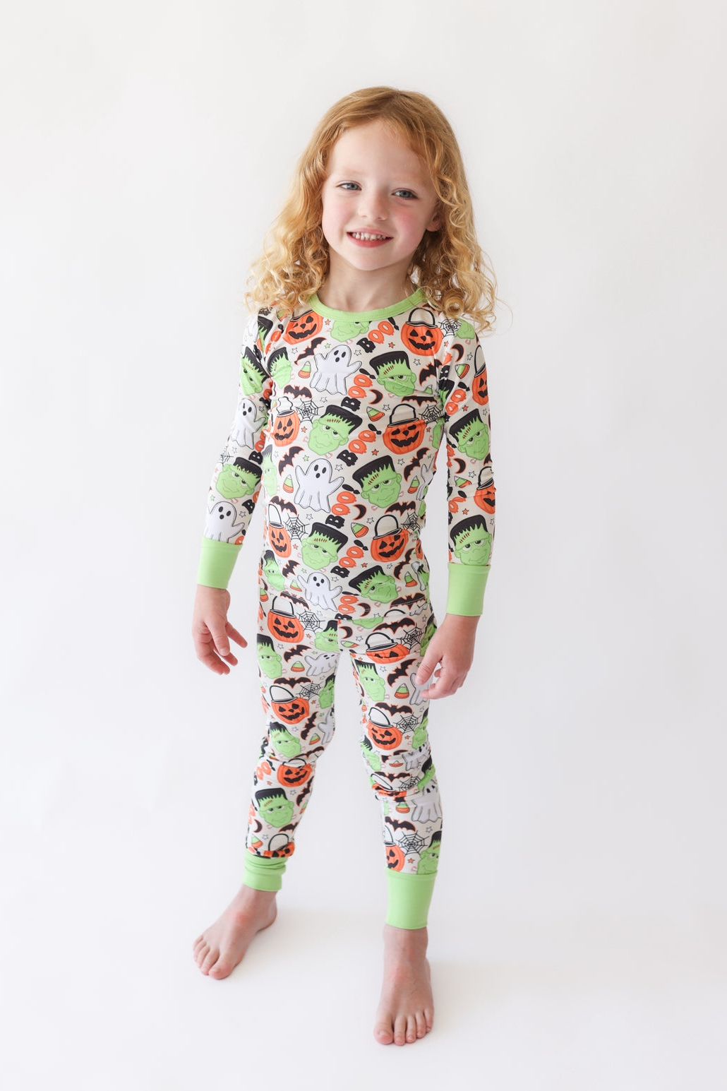 Monster Mash-Up Halloween Unisex Two-Piece Pajamas