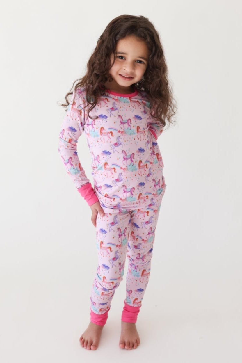 Magical Unicorns- Two Piece Pajama Set