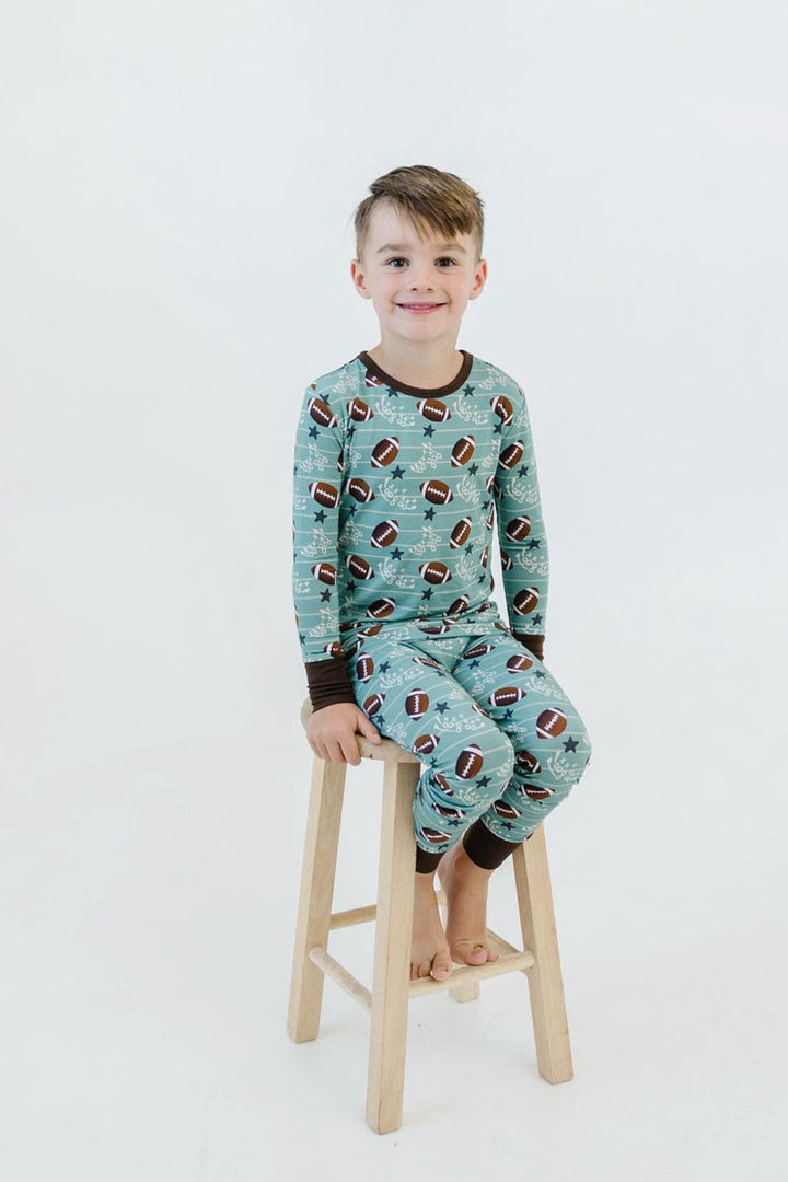 Touchdown Blitz Two Piece Pajama Set