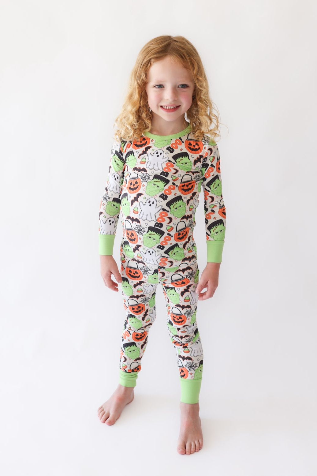 Monster Mash-Up Halloween Unisex Two-Piece Pajamas