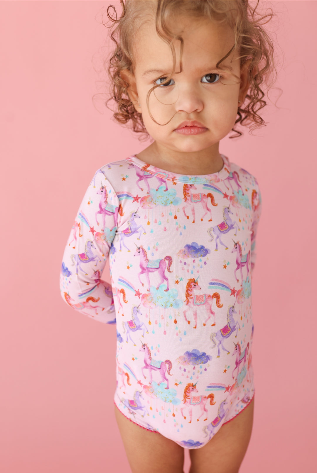 Magical Unicorns- Long Sleeve Bodysuit