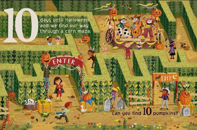Countdown to Halloween – A Spooky Counting Board Book for Kids