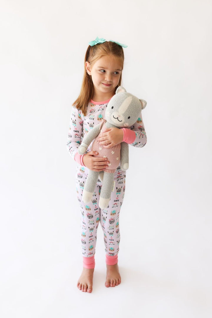 I ❤️ Cats Two-Piece Pajama Set