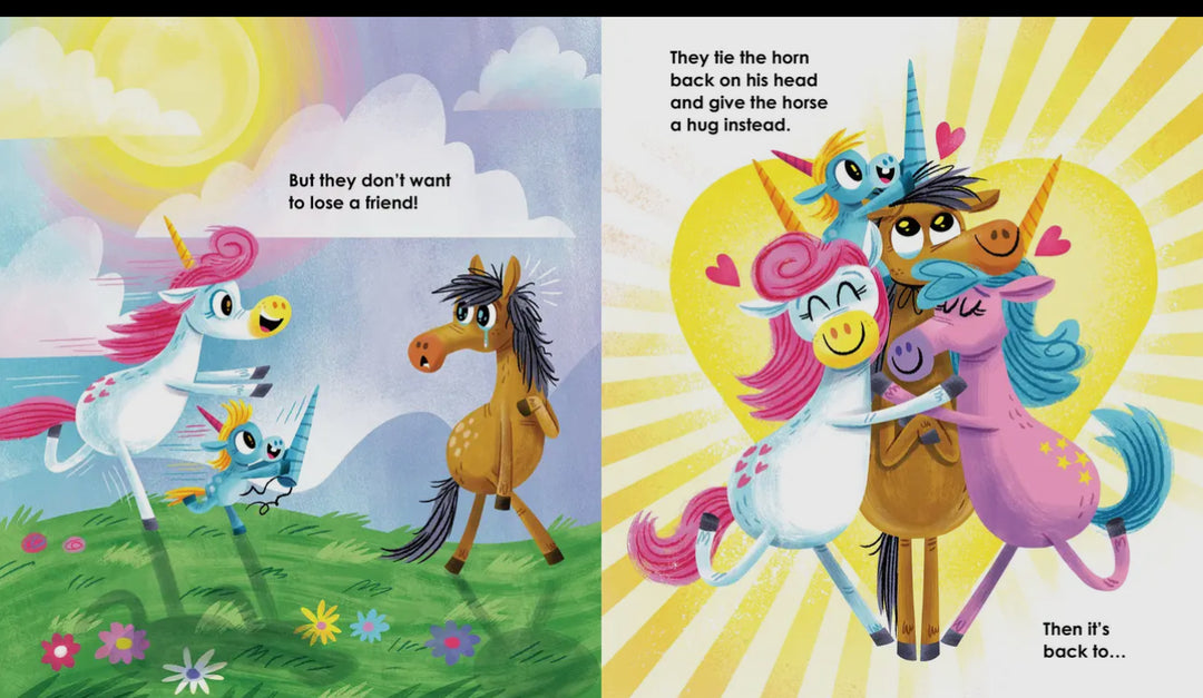 Unicorn Day Board book- A Magical Story of Fun & Friendship