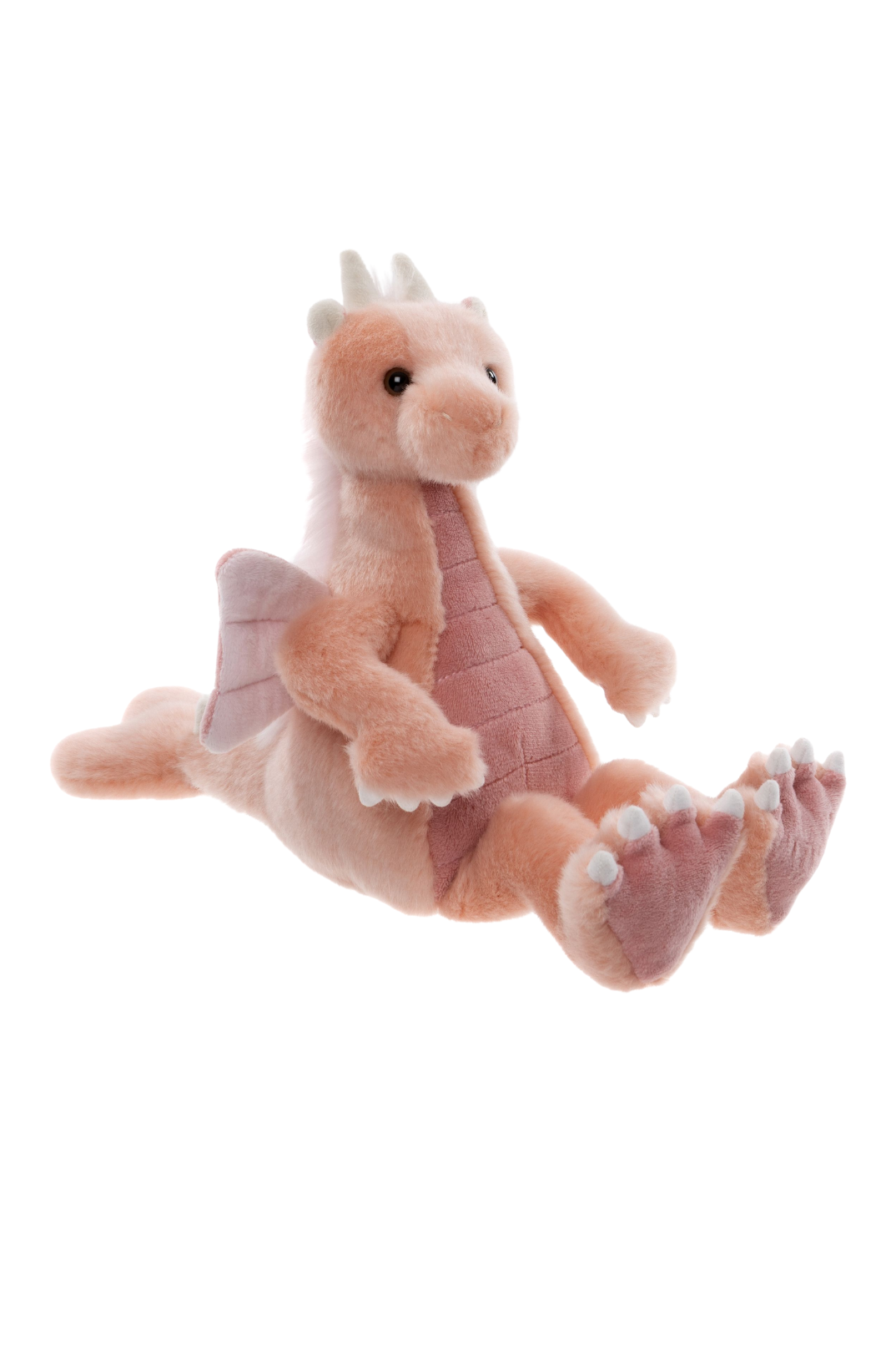 Hearts the Dragon plush by Charlie Bears Bearhouse soft pink collectible stuffed animal