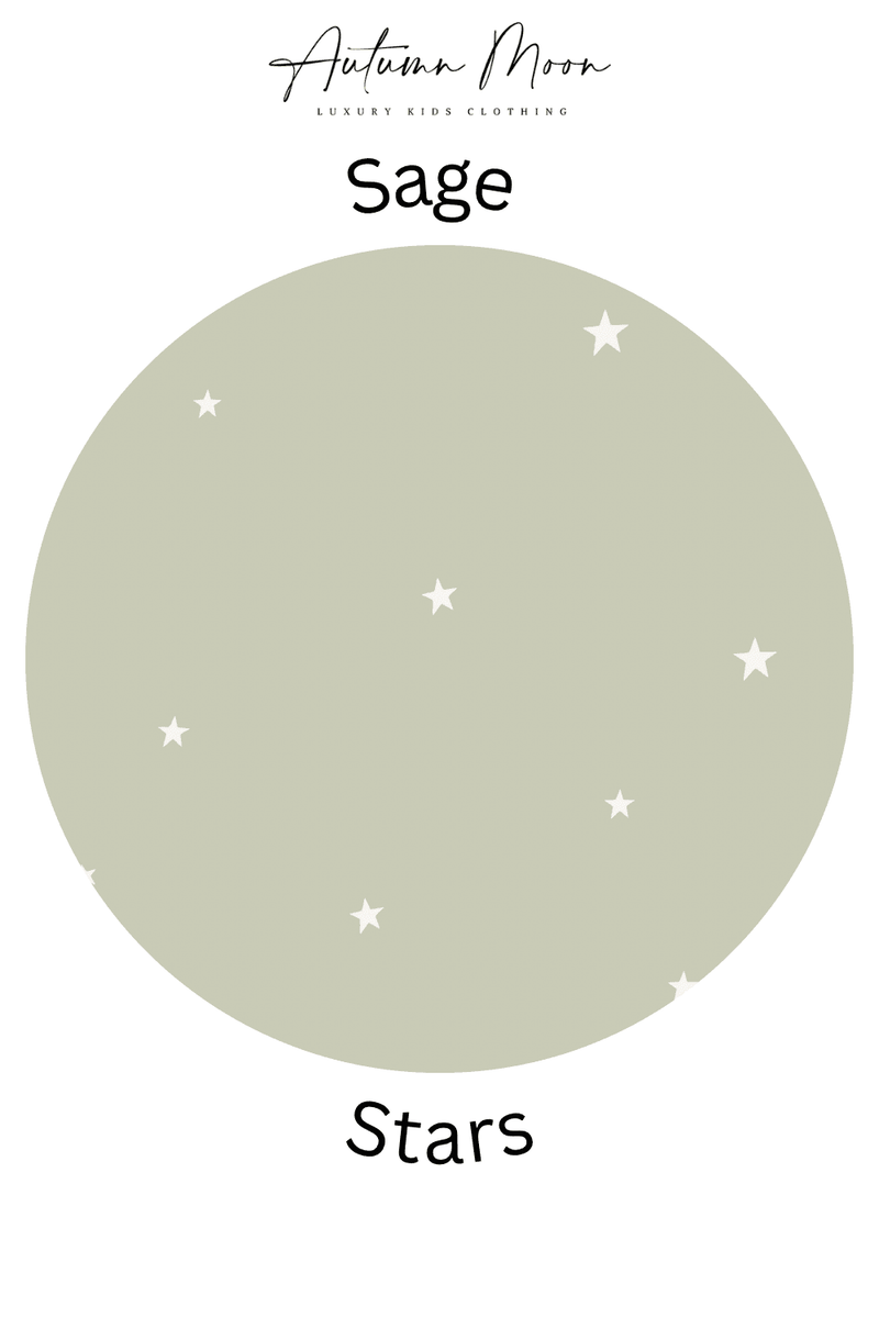 Sage Stars- Bamboo Headband