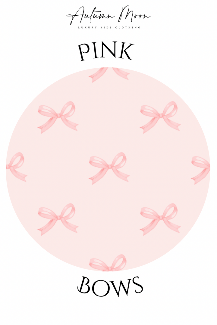 Pink Bows - Bamboo Zipper Pajamas – Convertible Footed Sleeper