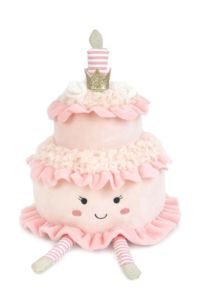 Two-Tier Plush Birthday Cake by Mon Ami 