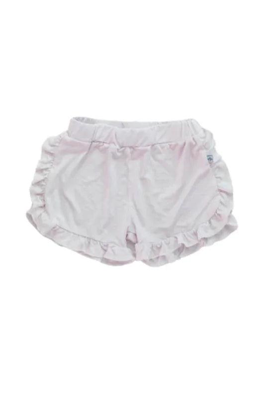 Baby Pink - Girls Ruffle Shorts