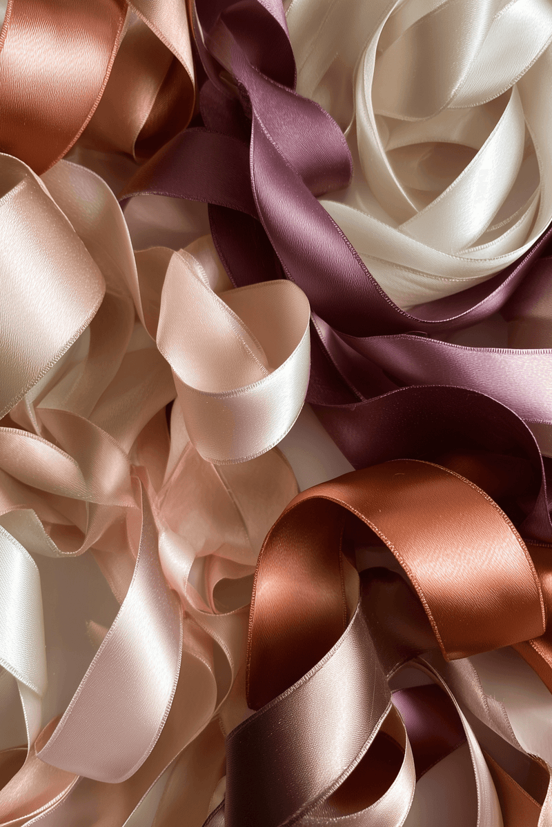 Plain satin ribbon sash waist tie for flower girl dress accessory