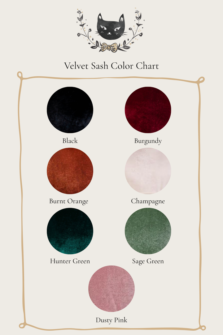Velvet Sash