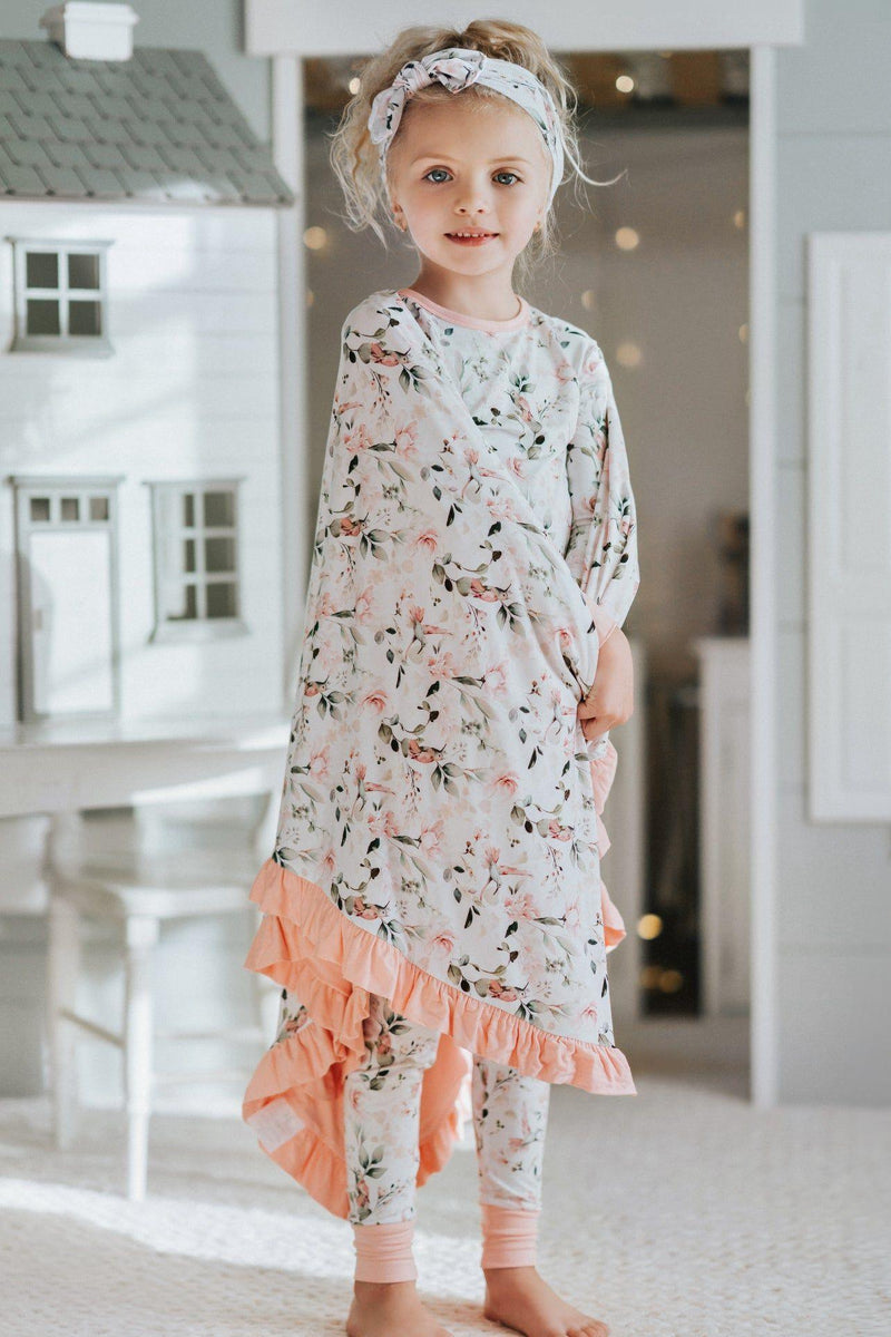 Hummingbird Bamboo Ruffled Blanket