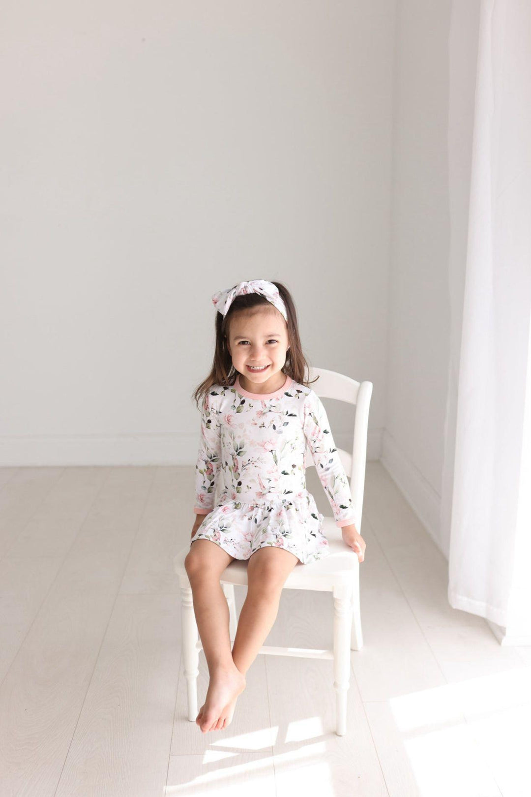 Hummingbird Bamboo Skirted Bodysuit