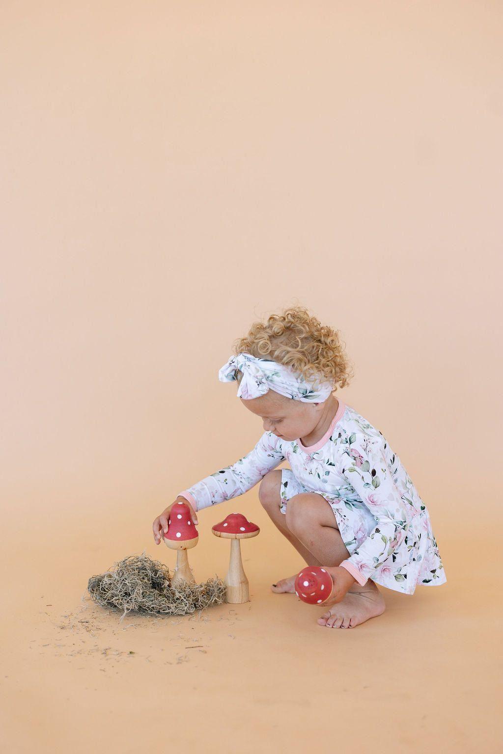 Hummingbird Bamboo Skirted Bodysuit