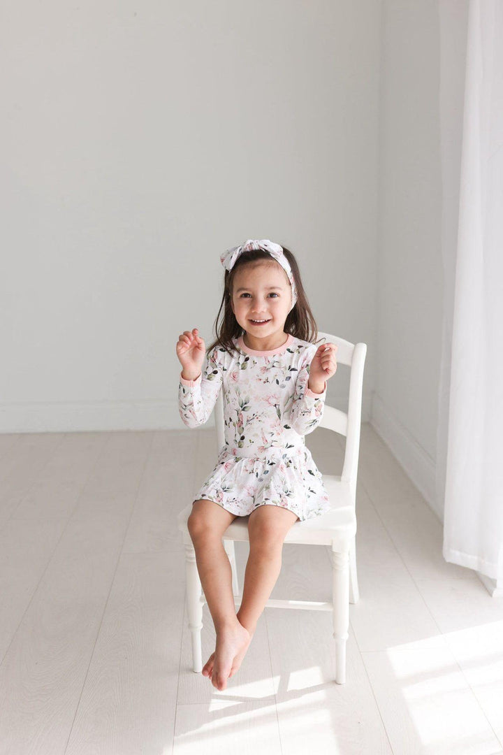 Hummingbird Bamboo Skirted Bodysuit