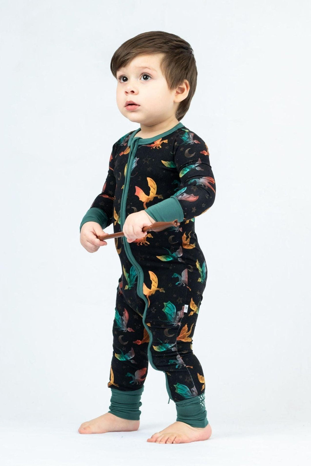 Dreamy Dragons - Bamboo Zip-Up One-Piece Pajamas