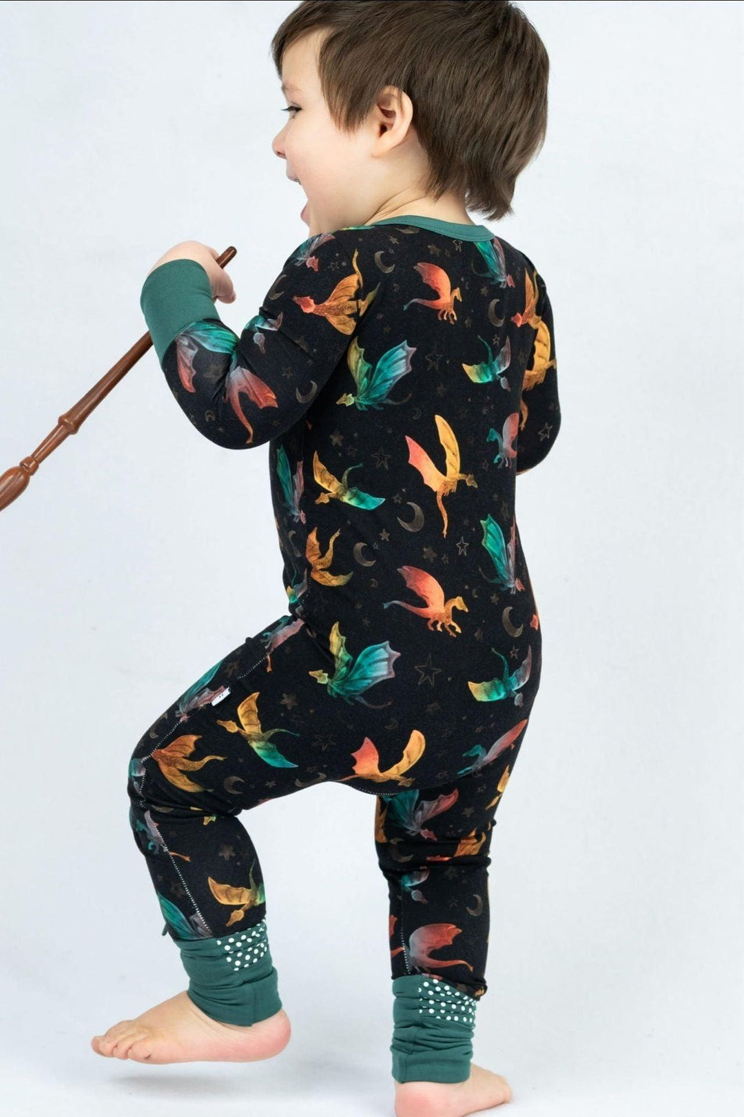 Dreamy Dragons - Bamboo Zip-Up One-Piece Pajamas