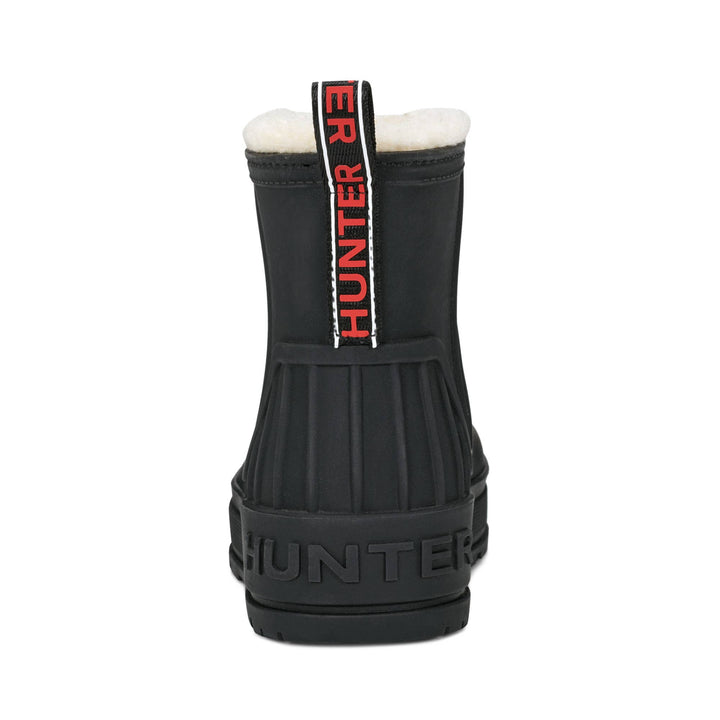 Hunter boots Gracey black little kids rain boots with pull-on tab