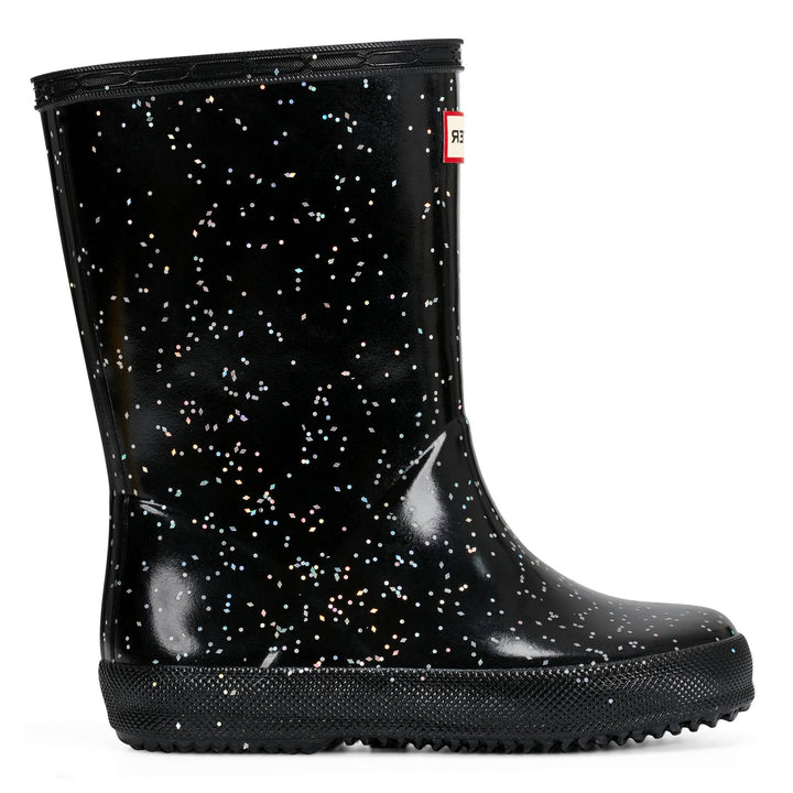 Hunter Boots Kids First Giant Glitter – Black