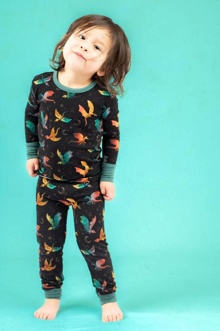 Dreamy Dragons - Two-Piece Pajama Set