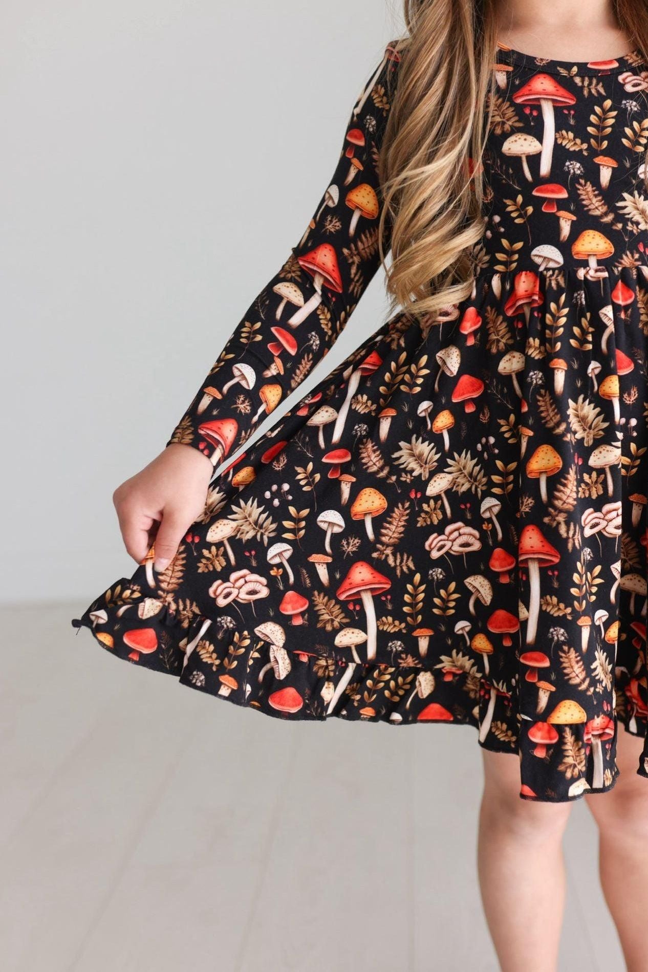 Mushroom print dress hotsell