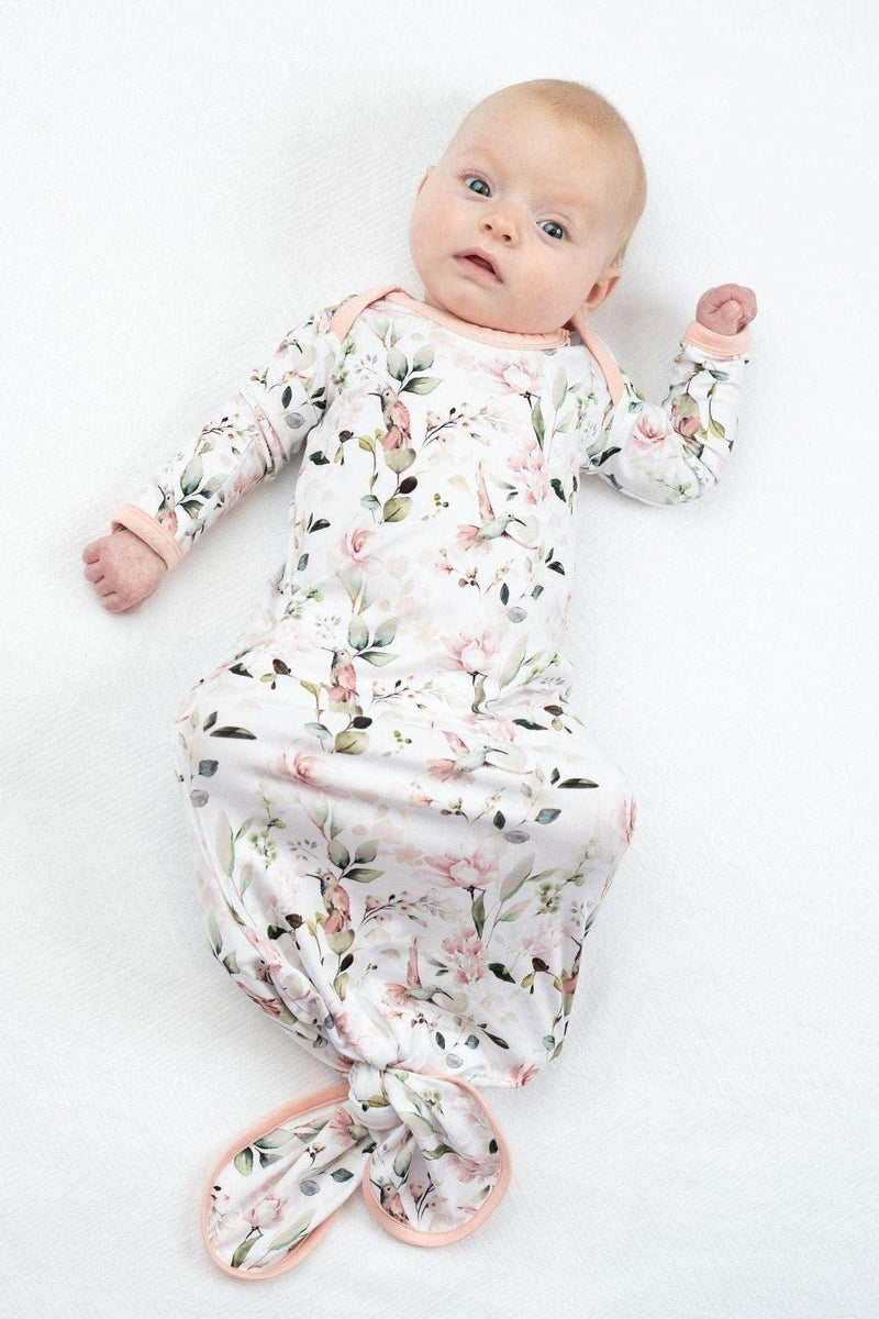 Hummingbird Newborn Knotted Gown