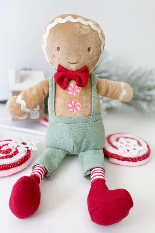 12-Inch Gingerbread Boy Plush Doll