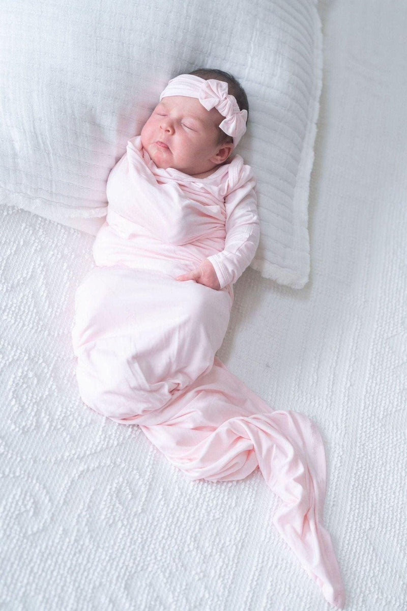 Baby Pink Newborn Bamboo Swaddle Blanket