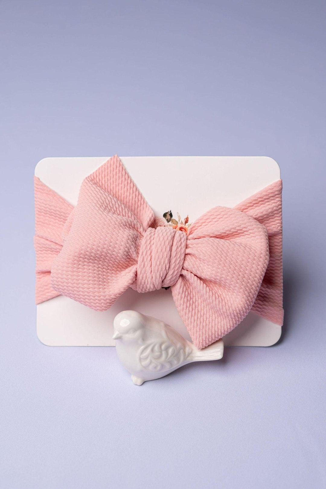 Baby Pink Hair Bow Headband