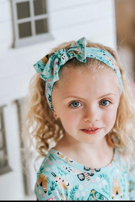 Vibrant Moth Bamboo Headband