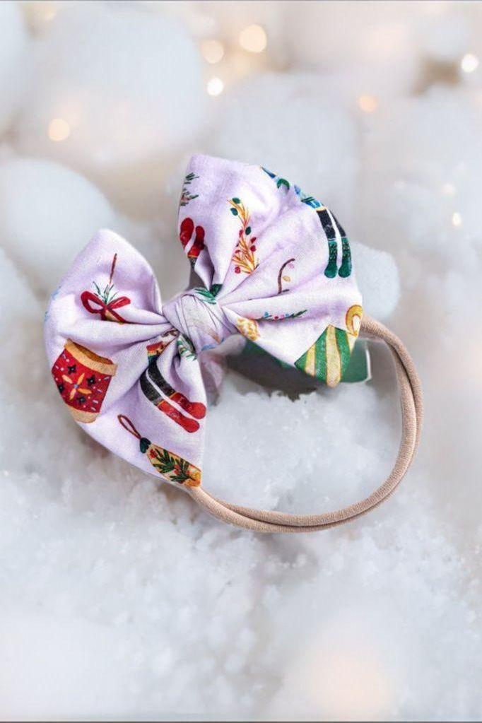 Nutcracker Bamboo Hair Bow Headband