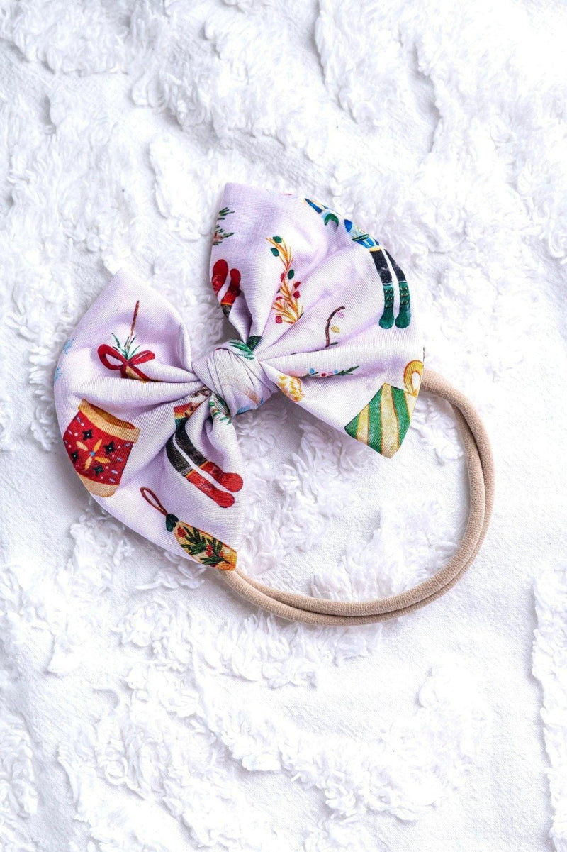 Nutcracker Bamboo Hair Bow Headband