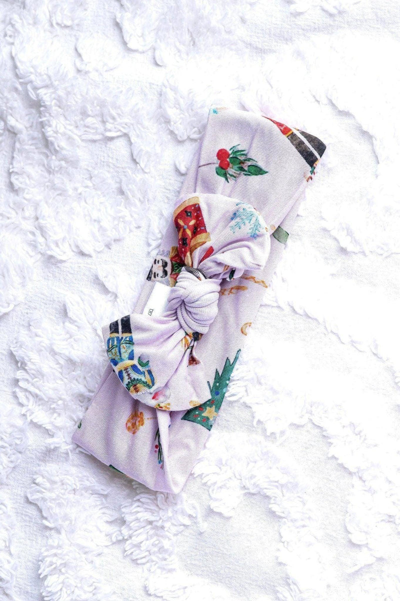 Nutcracker Stretchy Bamboo Knotted Headband
