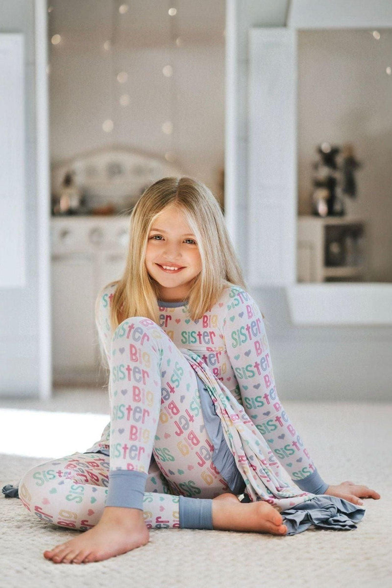 Big Sister Kids' Bamboo Two-Piece Pajama Set