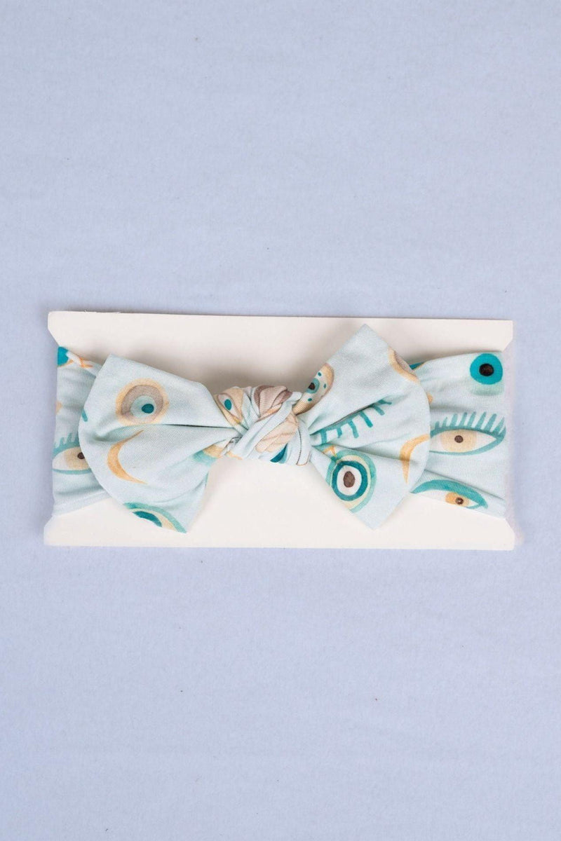 Blue Evil Eye Baby Headband