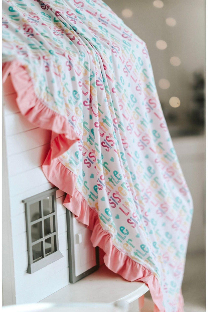 Little Sister Bamboo Ruffle Blanket