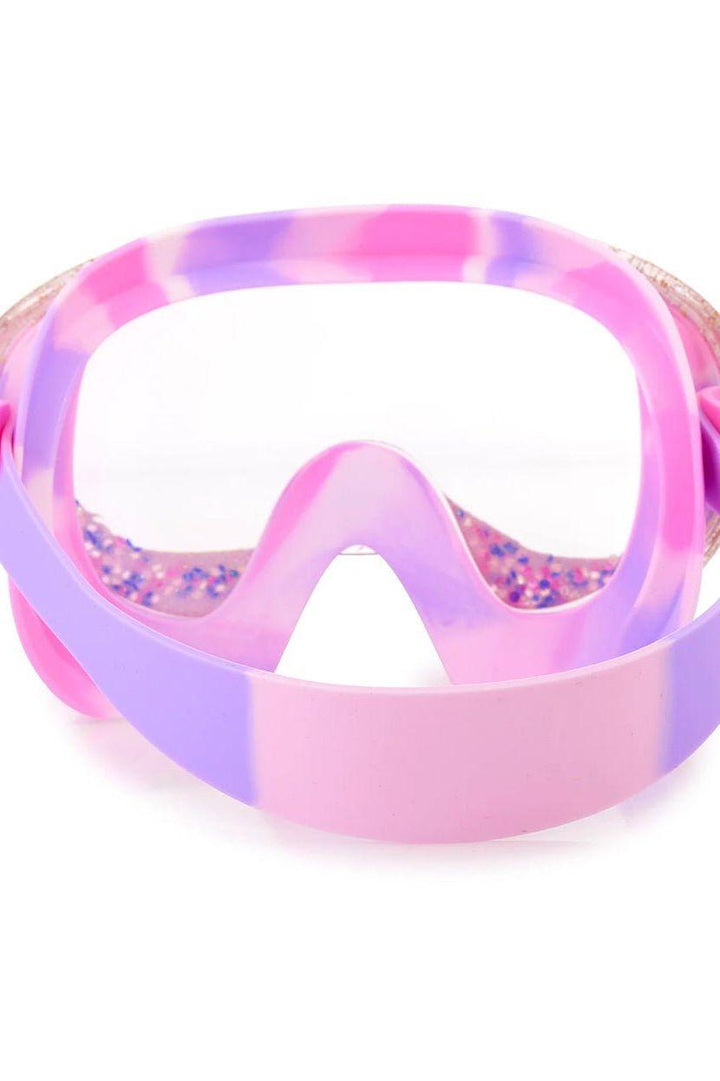 Girls' Pink Glitter Swim Mask