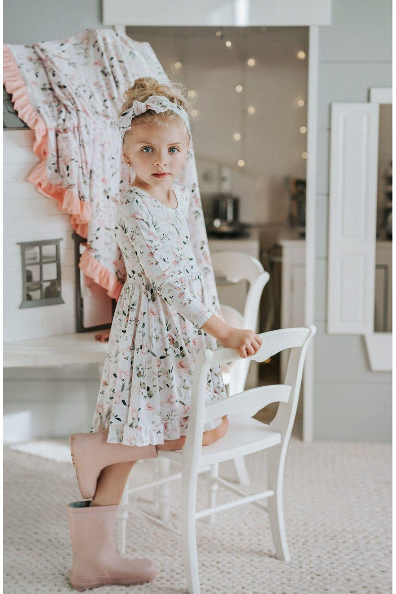 Hummingbird Girls' Bamboo Twirl Dress