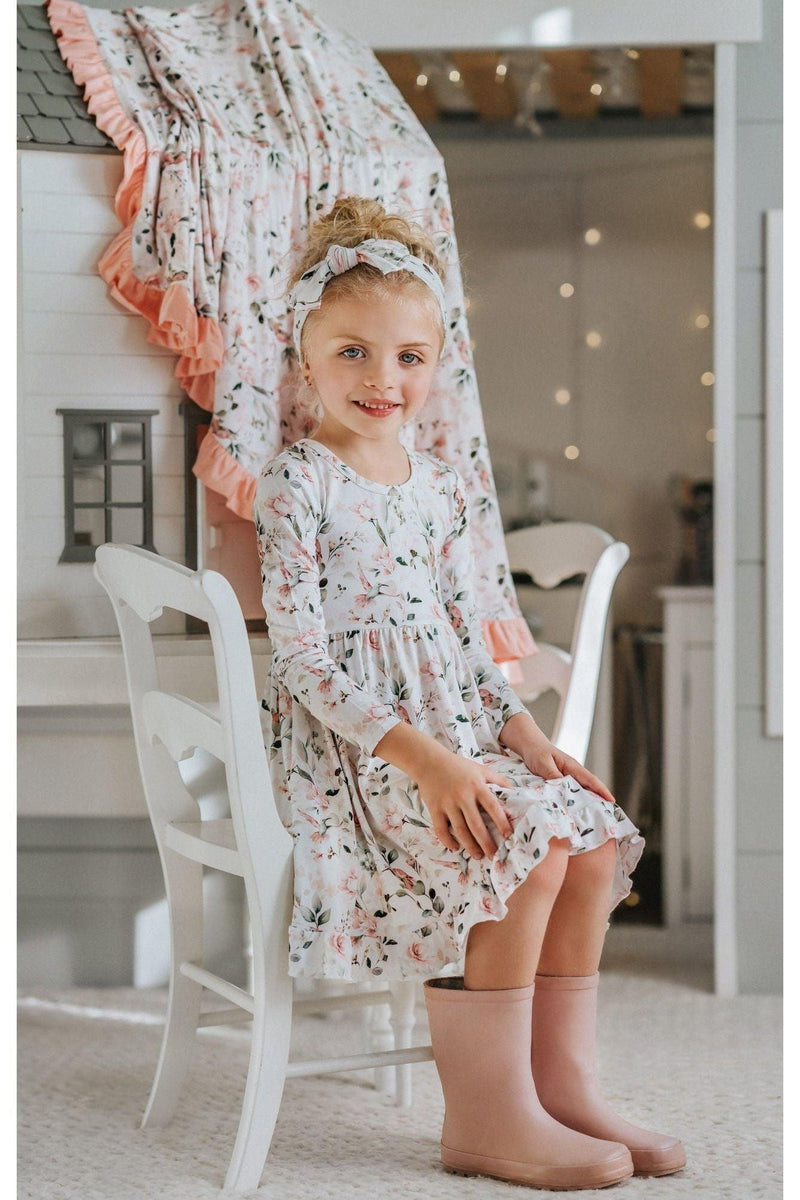 Hummingbird Girls' Bamboo Twirl Dress
